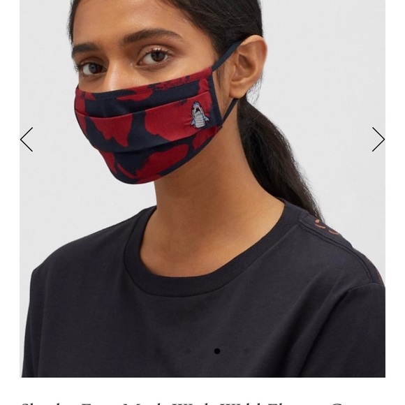 NWT Coach Sharky Face Mask With Wild Flower Print - Picture 2 of 5